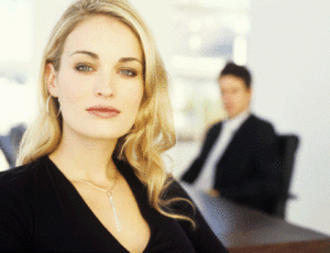 business-woman- looking front